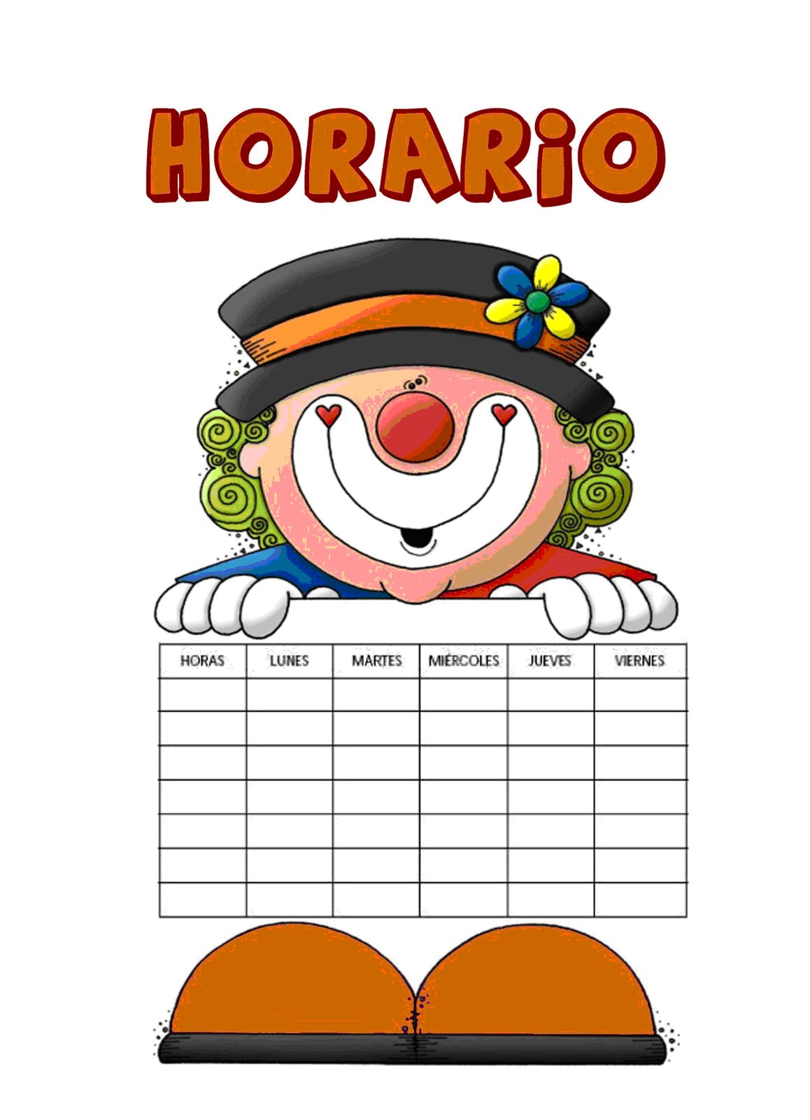 Horario De Clases Para Ninos Horario De Clases Para Ninos